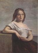 Jean Baptiste Camille  Corot La blonde Gasconne (mk11) Germany oil painting artist